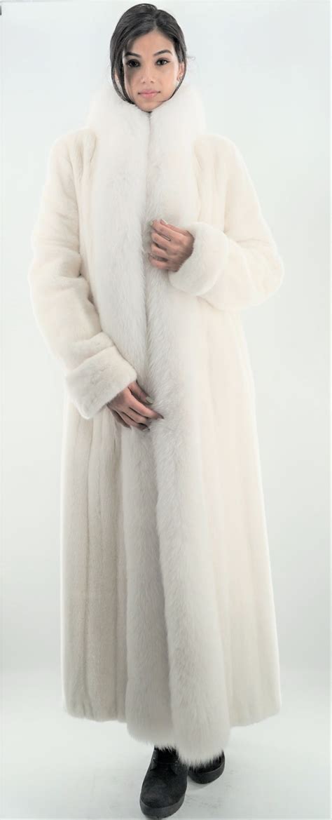 givenchy signature mink fur white coat 1940's 1960's|Beautiful 1960's Givenchy White Mink Fur Coat! Perfect!.